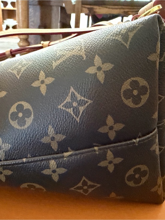 Louis Vuitton Monogram Canvas Backpack with Tan Leather Trim and Pink Charm main image 11